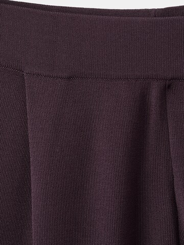 Wide Leg Pantalon à pince 'ROSARIO' MANGO en rouge