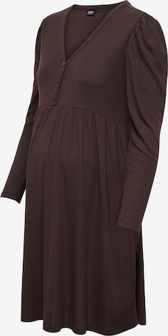 Only Maternity - Vestido 'OLMCamoni' en marrón: frente