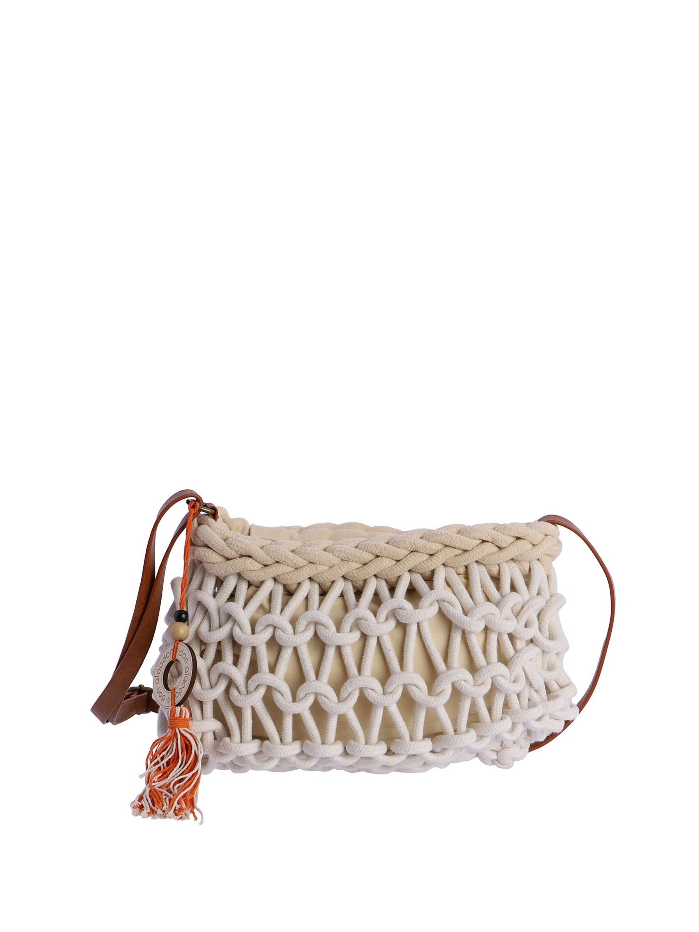 Don Algodon - Bolso de hombro 'Lili' en blanco