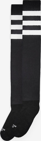 Chaussettes montantes 'Back In Black' American Socks en noir : devant