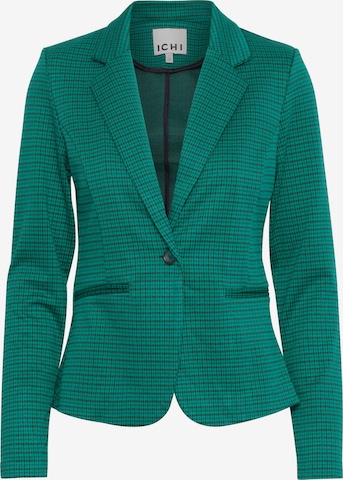 ICHI Blazer in Green: front