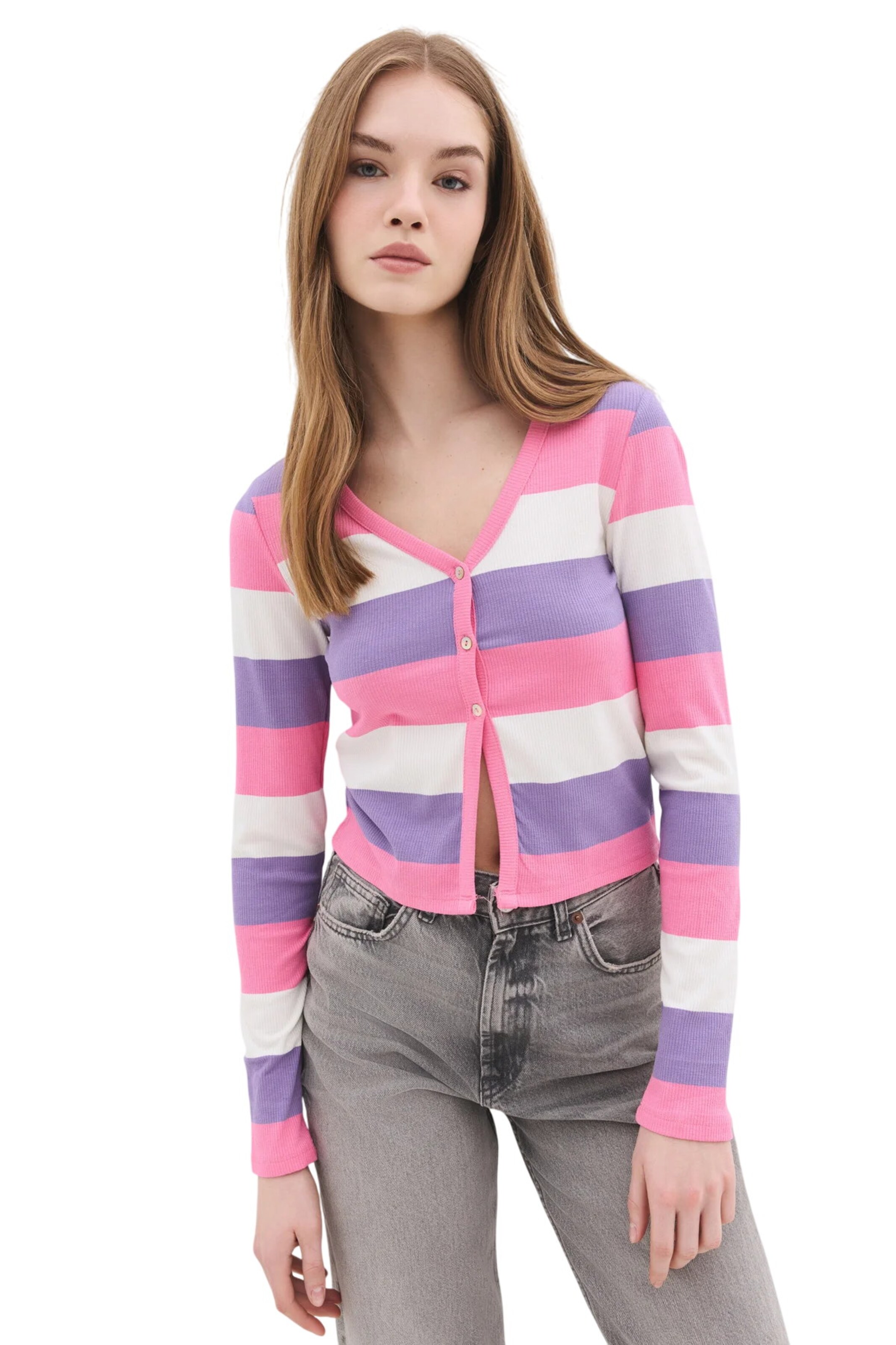 Pull-over No Matter What en mélange de couleurs : devant