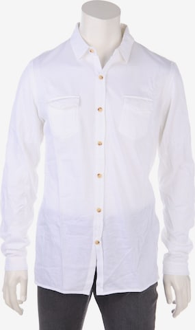 Roberto Collina Button Up Shirt in L-XL in White: front