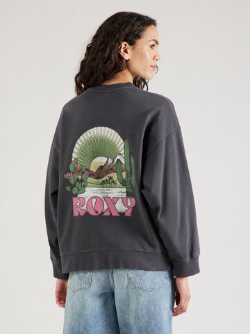 ROXY Sweatshirt 'LINEUP' in Grijs: voorkant