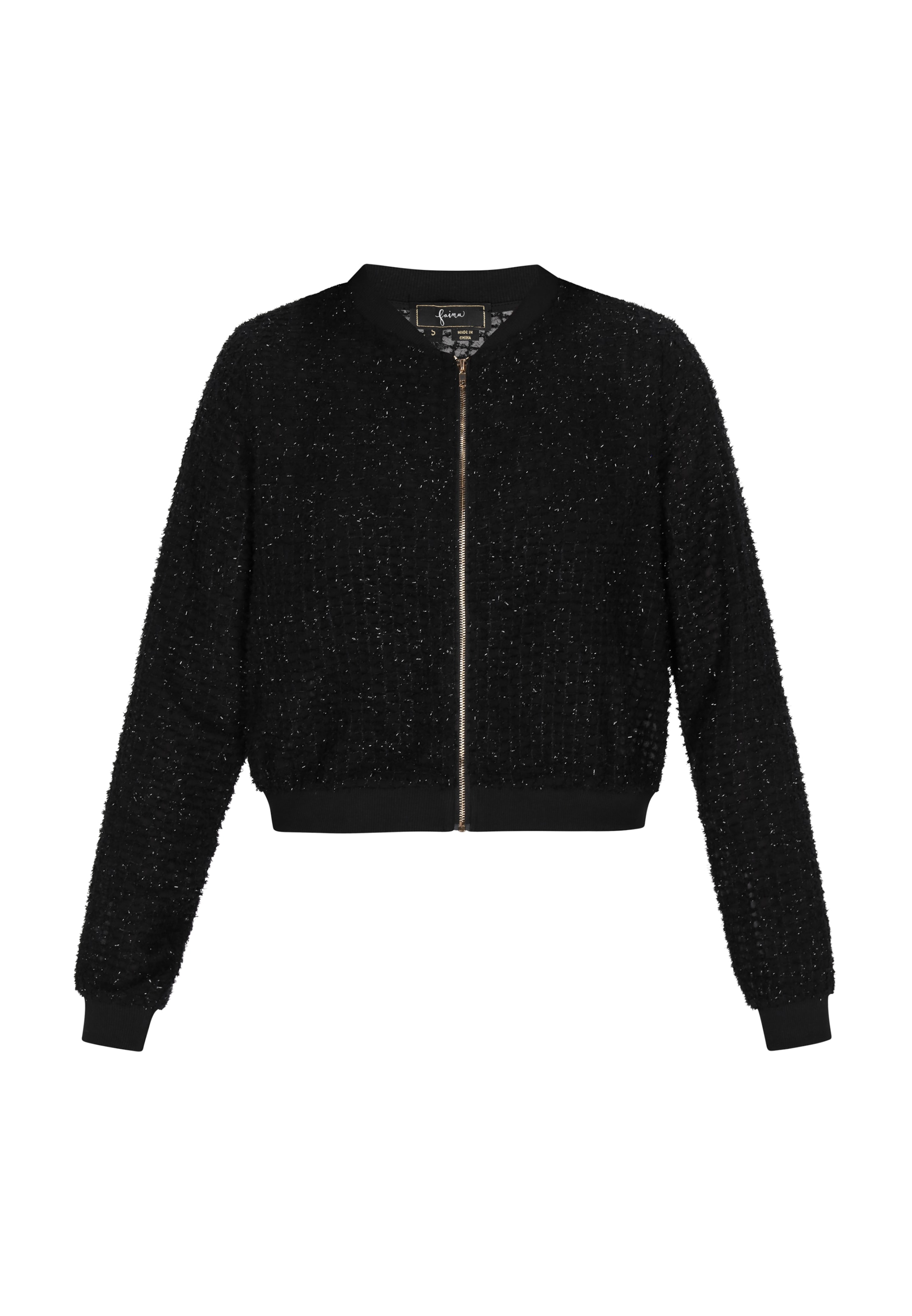 faina Kevad-sügisjope 'Fashion Look', värv must: eest vaates