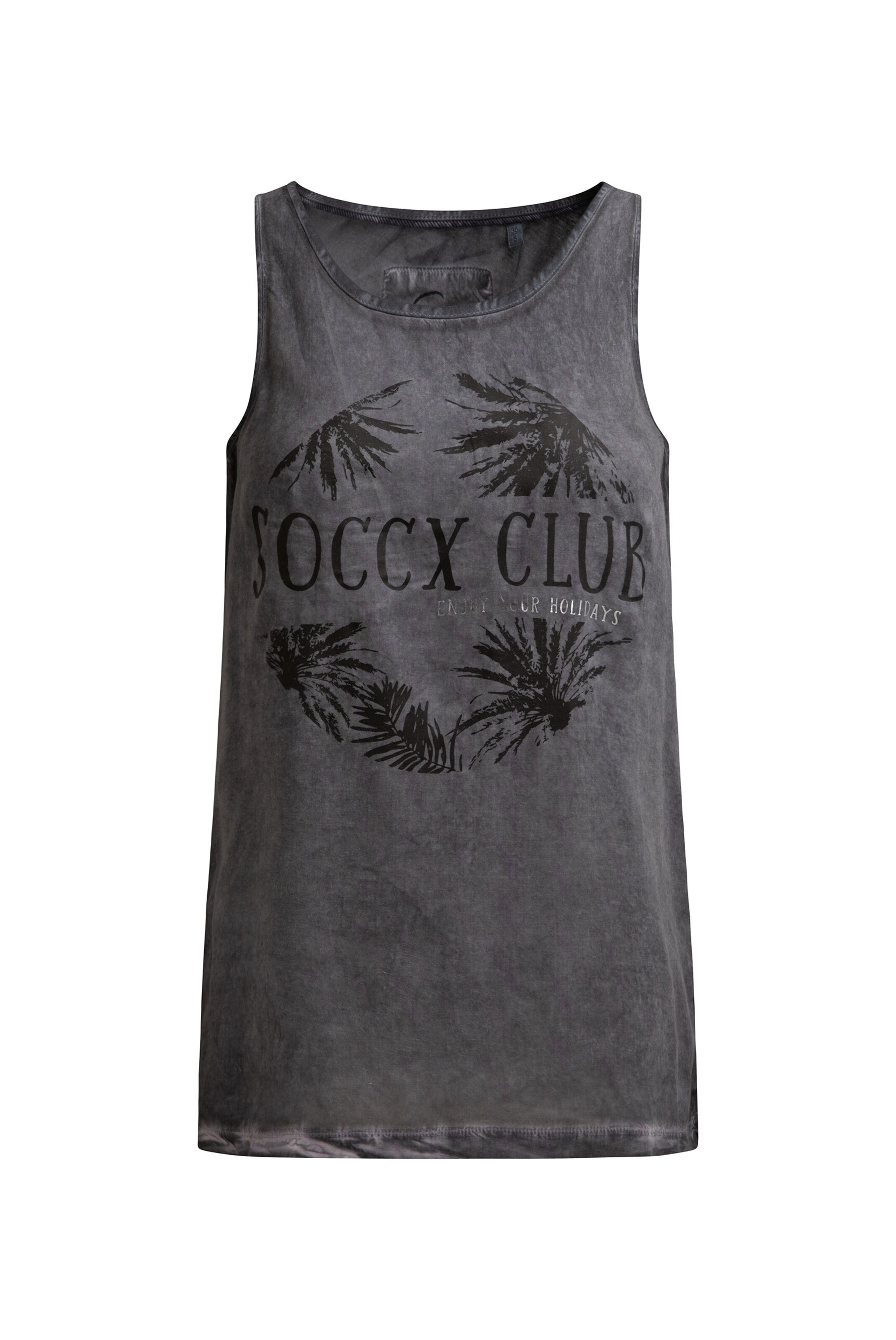 Soccx Top in Grau: Vorderseite