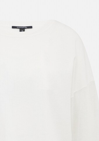 COMMA Pullover in Weiß