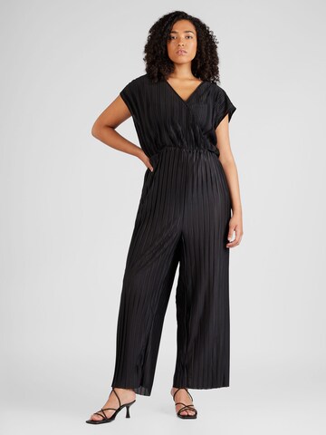 Tuta jumpsuit 'ELEMA' di ONLY Carmakoma in nero: frontale