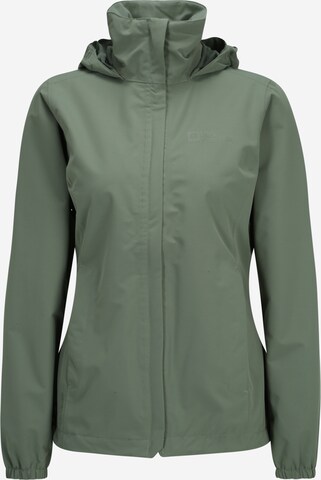 JACK WOLFSKIN Outdoorjas 'STORMY POINT' in Groen: voorkant