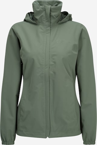 JACK WOLFSKIN Outdoor Jacket 'STORMY POINT' in Green: front