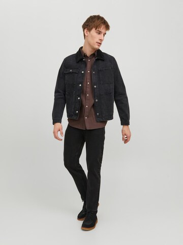 JACK & JONES Regular Дънки 'Chris' в черно