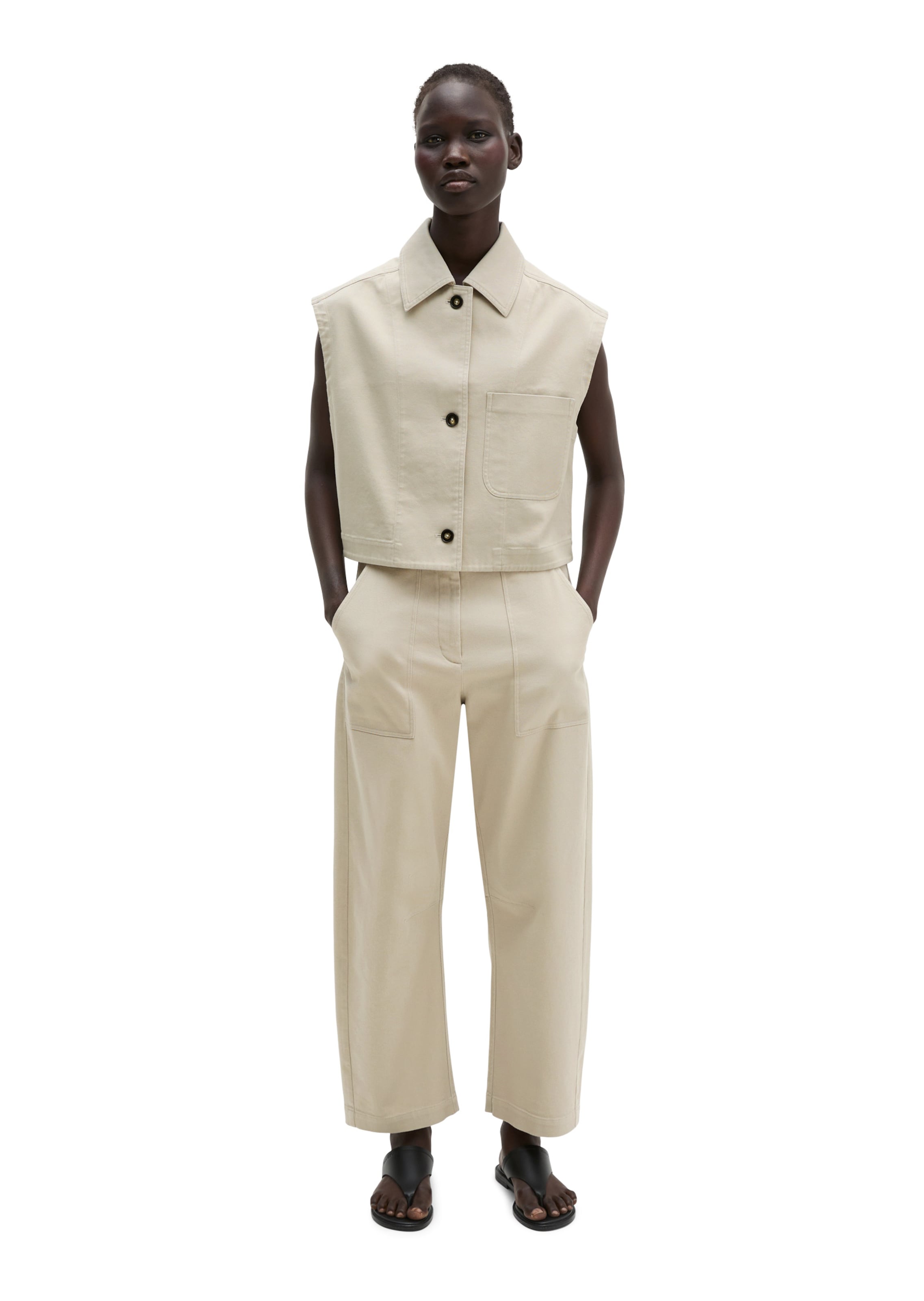 Marc O'Polo Vest in Beige