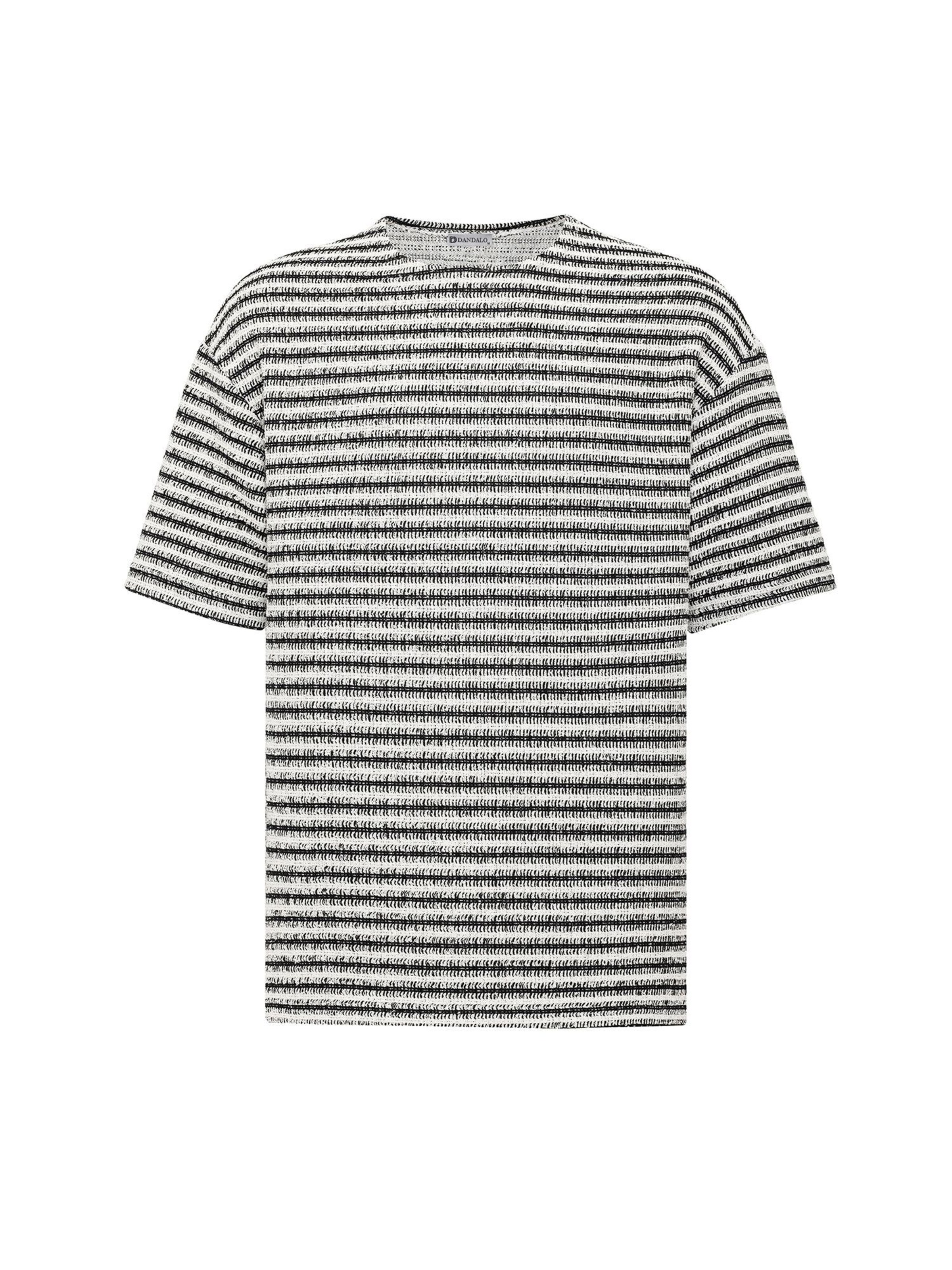 T-Shirt Dandalo en noir : devant