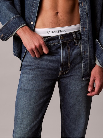 Calvin Klein Jeans Liibuv Teksapüksid, värv sinine