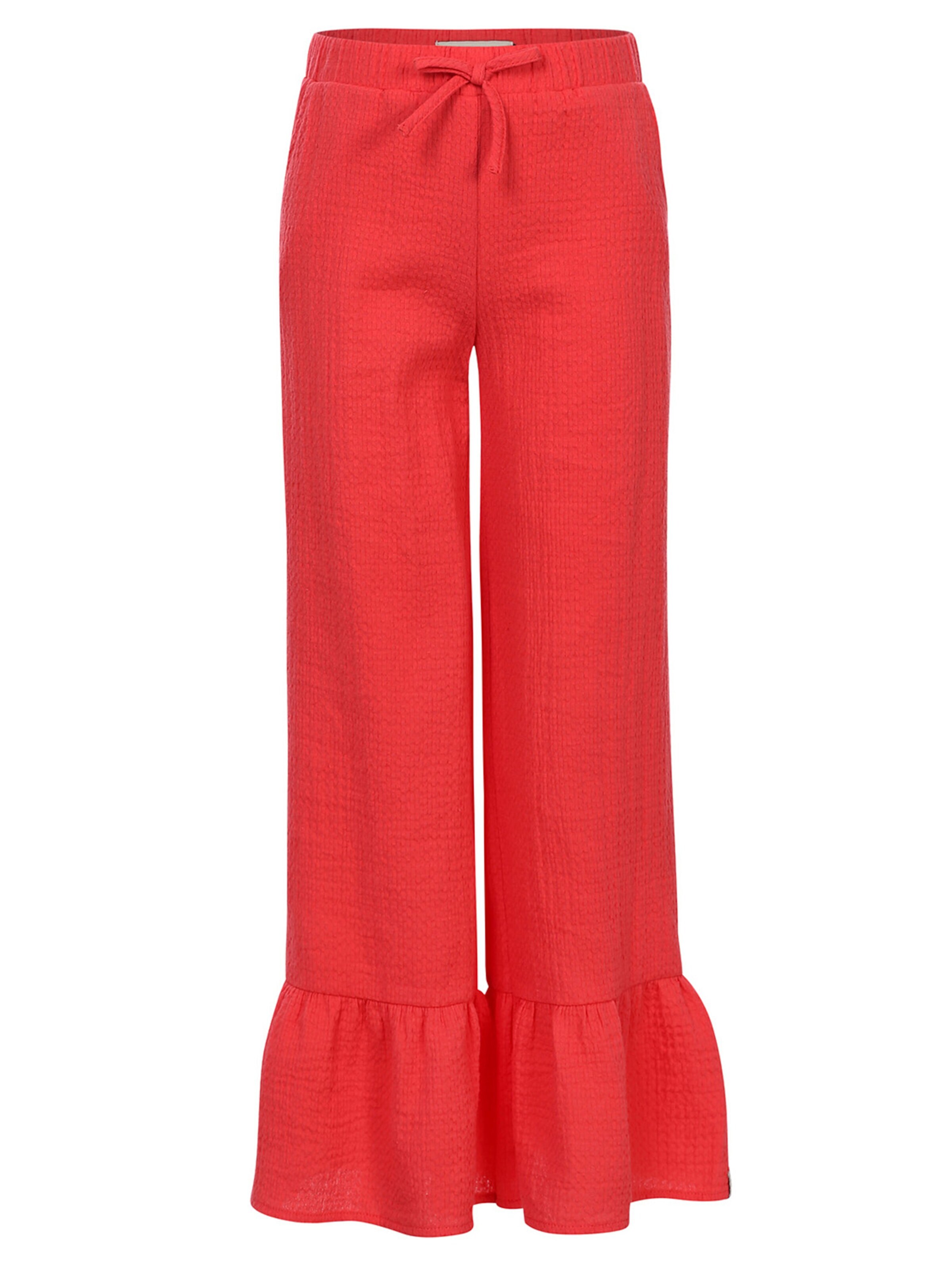 Looxs Revolution Wide leg Pants in Red: front
