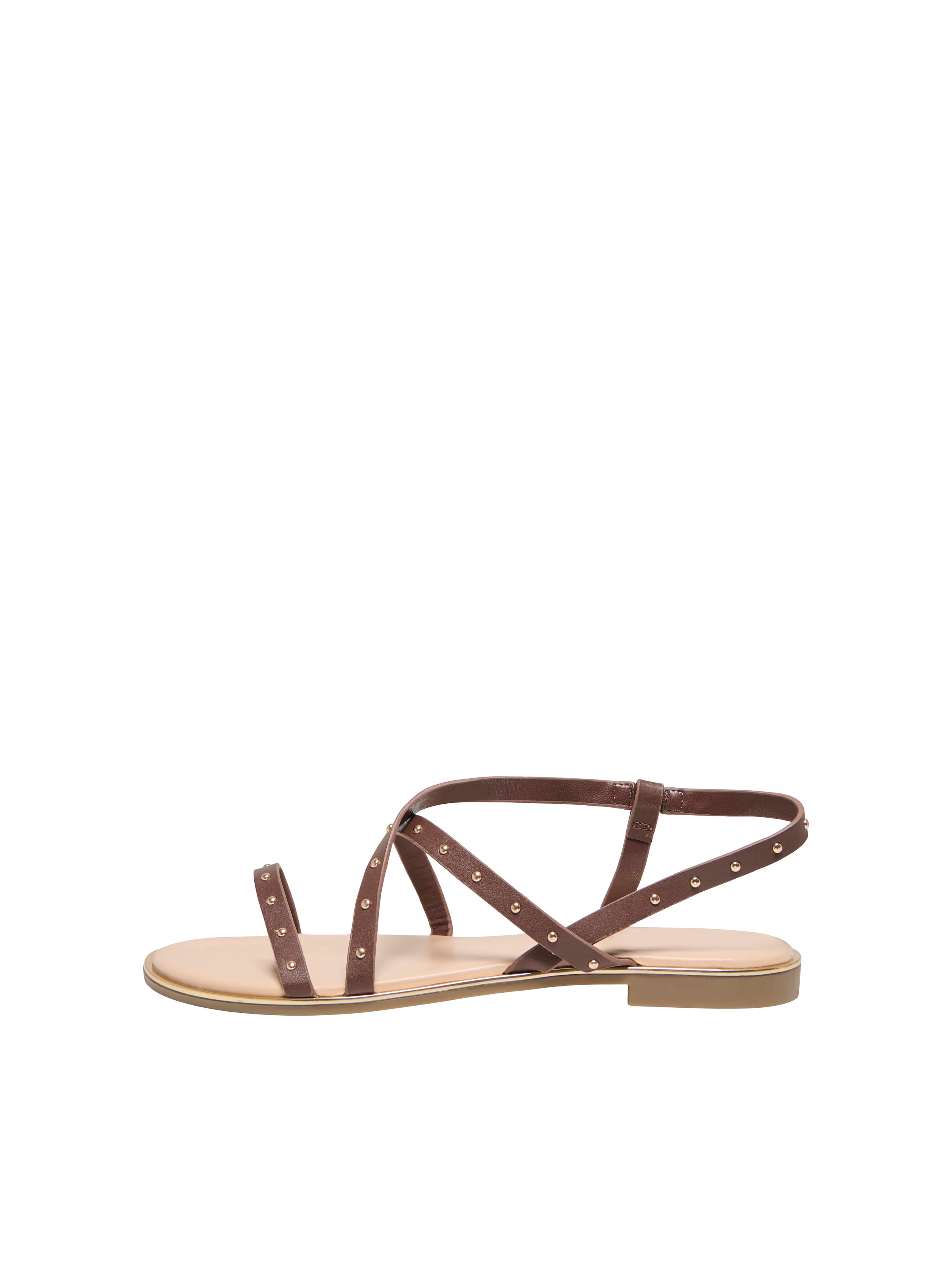 ONLY Strap Sandals 'ONLMARI-4' in Brown: front