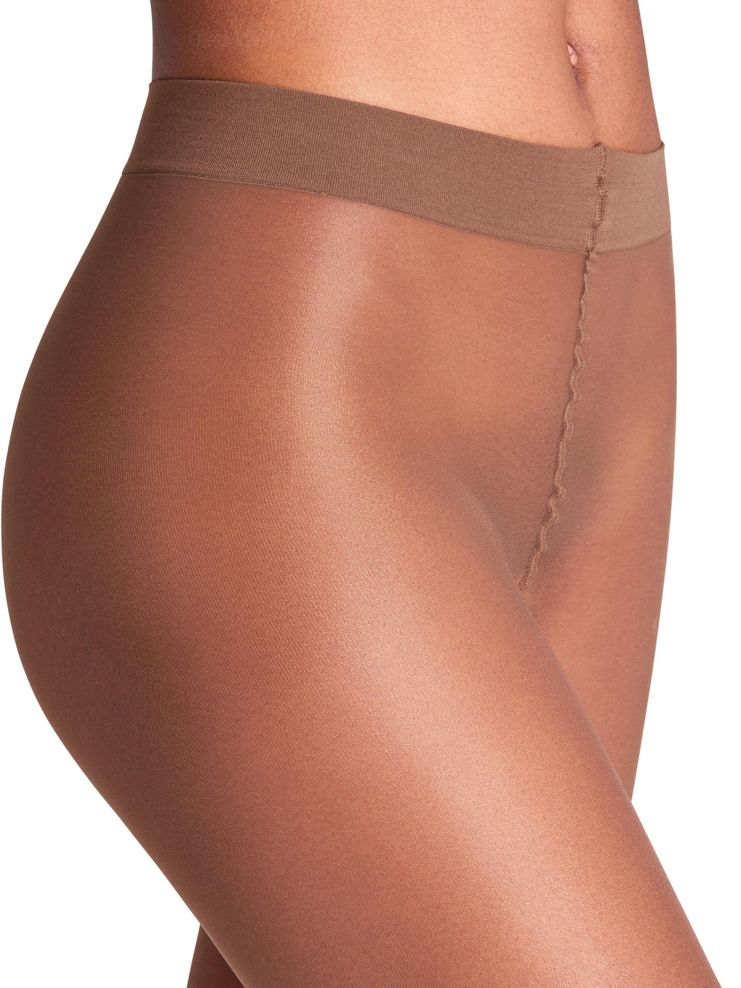 FALKE Tights 'Pure Matt' in Brown