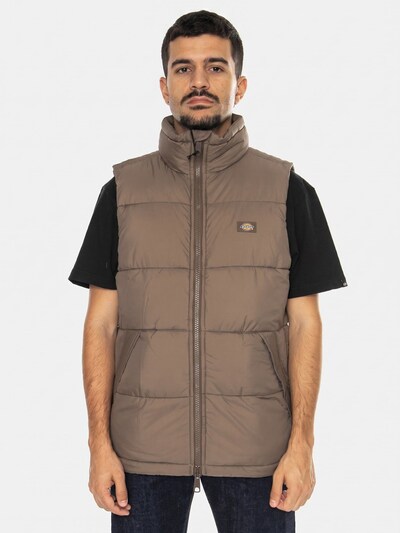 DICKIES Weste‌‌‌‌‌‌‌‌‌ in S in braun, Produktansicht