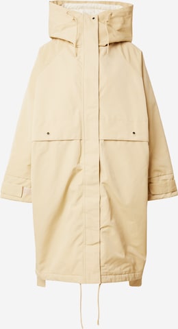 Embassy of Bricks and Logs Between-Seasons Parka 'MONTEBELLO' in Beige: front