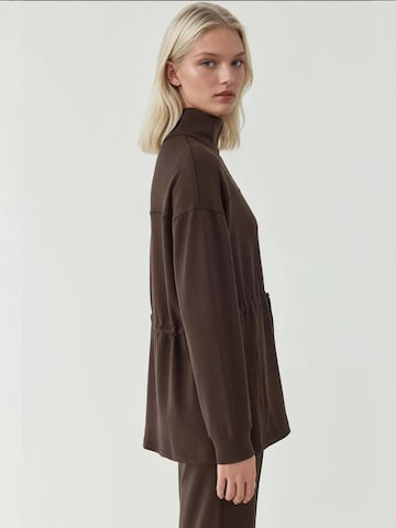 Hiccup Sweatjacke in Braun