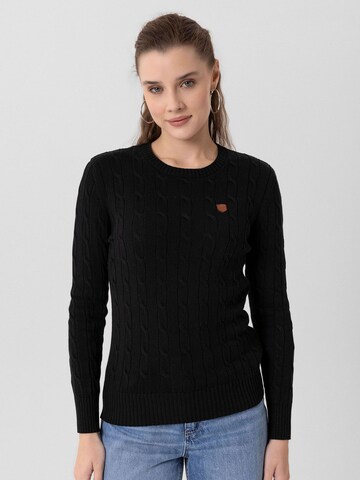 Pull-over Williot en noir : devant