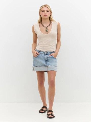 No Matter What Top 'Kadın Atlet' in Beige: front