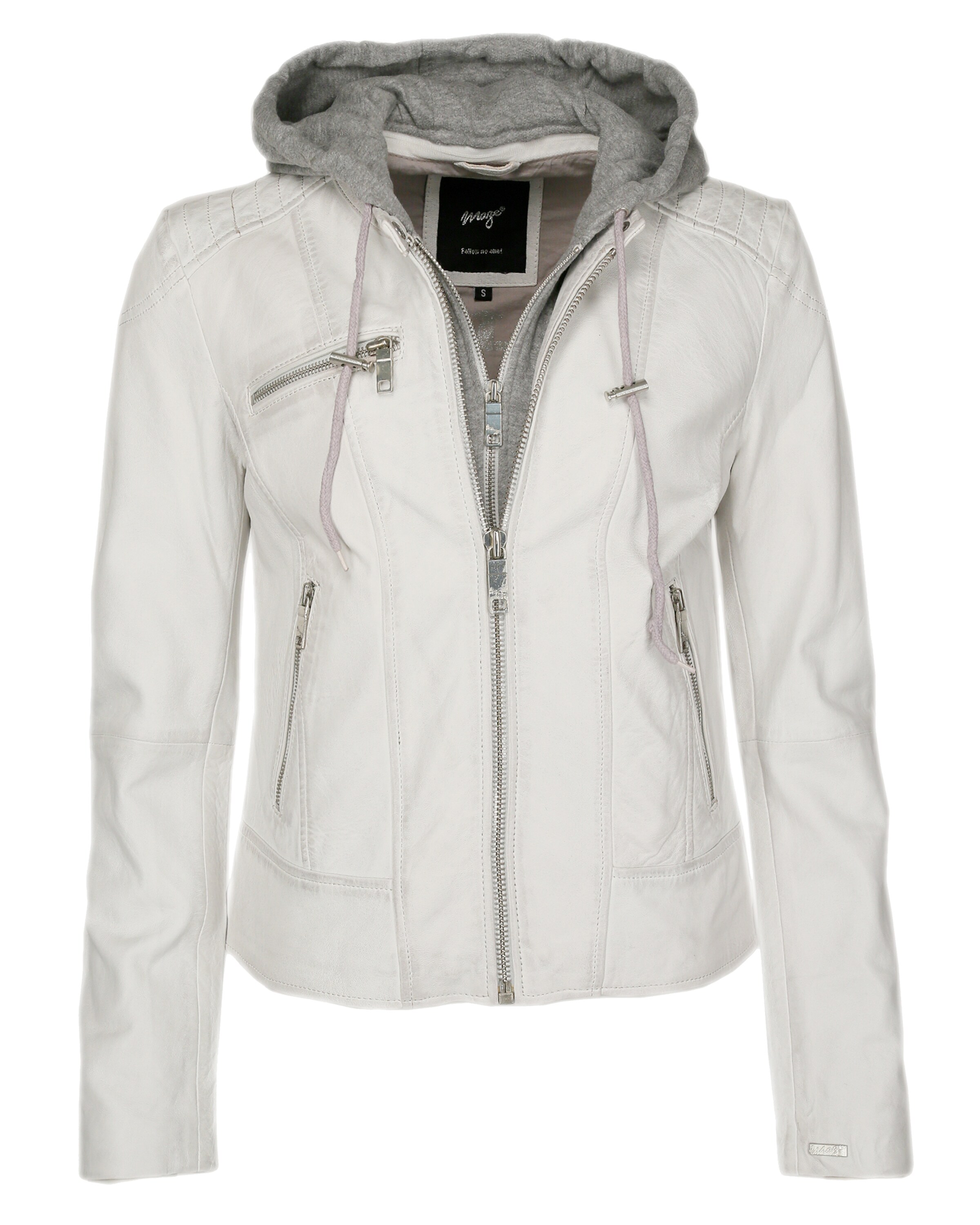 Maze Between-season jacket ' Mico ' in White: front