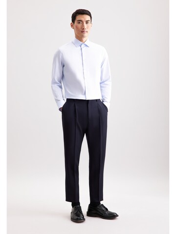 Coupe regular Chemise business SEIDENSTICKER en bleu