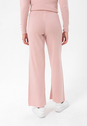 Jimmy Sanders Slimfit Hose in Pink