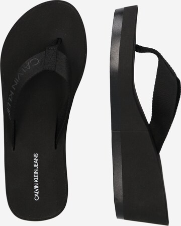 Flip-flops de la Calvin Klein Jeans pe negru