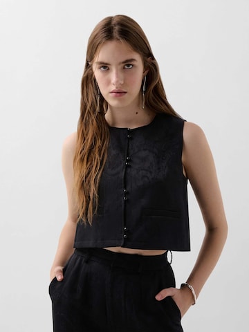Scalpers Jac Asian Vest ' ' in Schwarz: Vorderseite