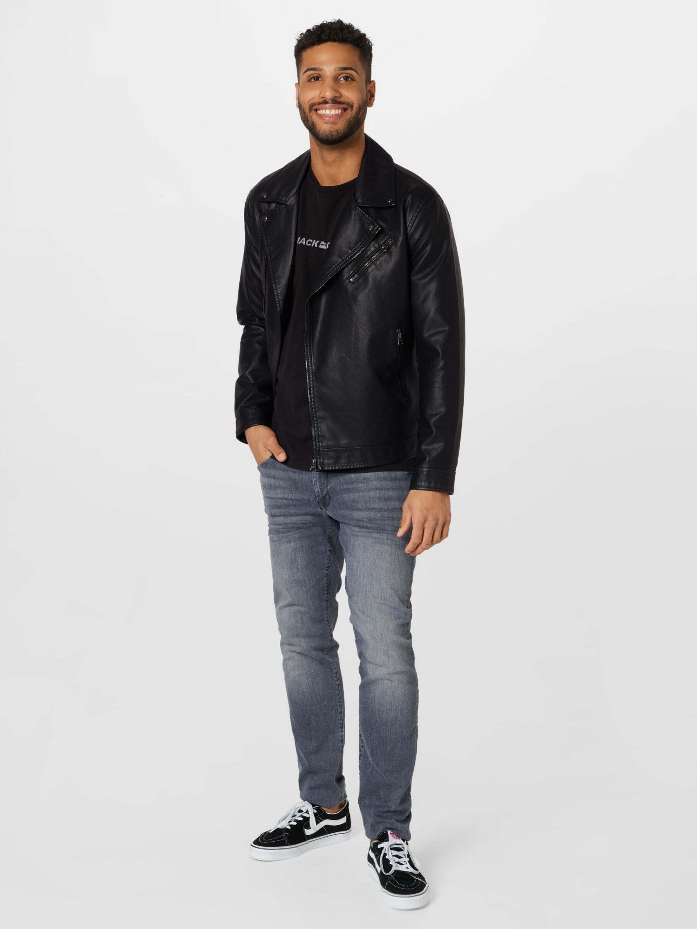 Männer Shirts JACK & JONES Shirt 'REMEMBER' in Schwarz - XW66871 Männer Shirts JACK & JONES Shirt 'REMEMBER' in Schwarz - XW66871
