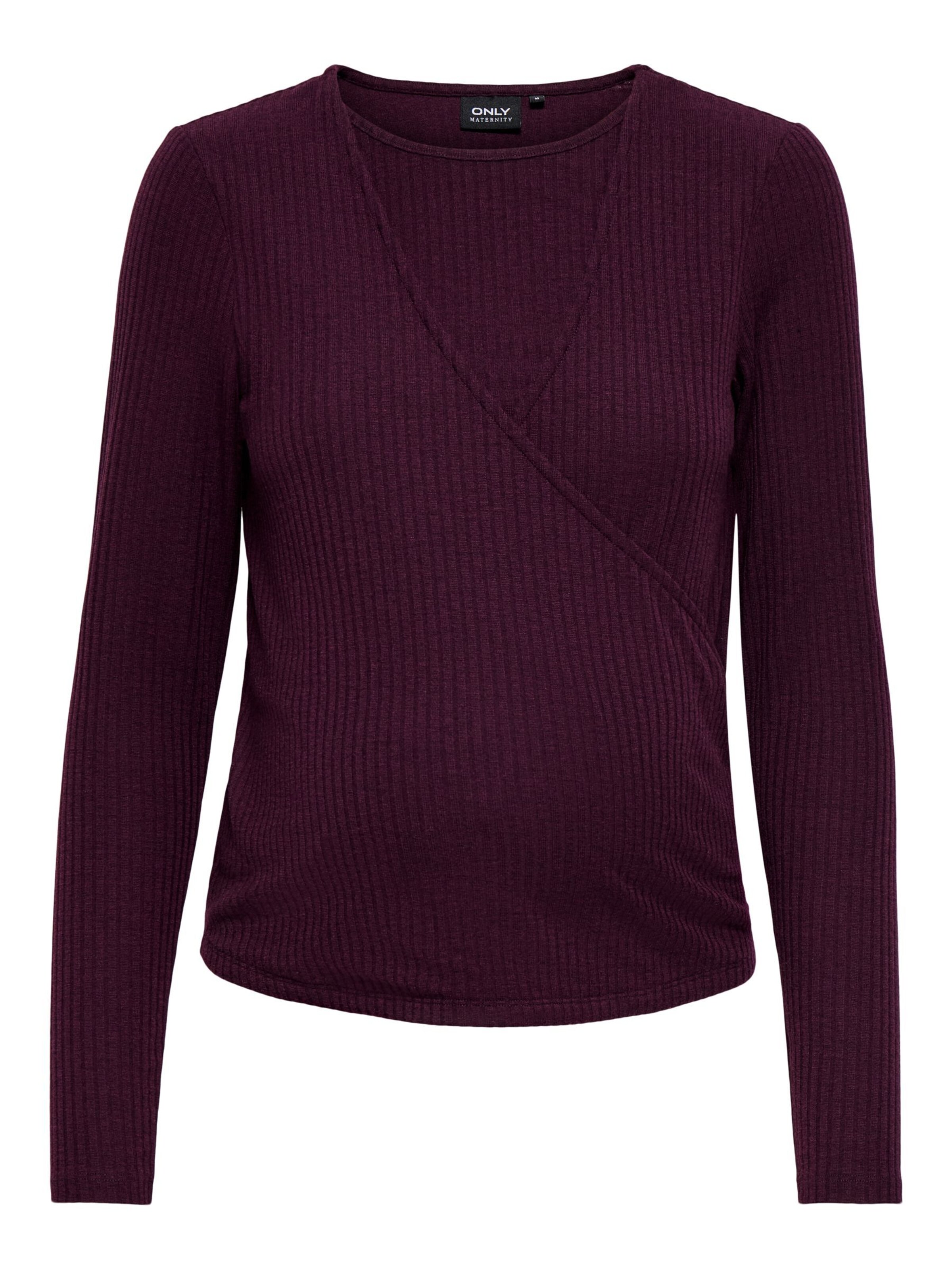 Only Maternity Shirt 'OLMKAILA' in Rot: Vorderseite