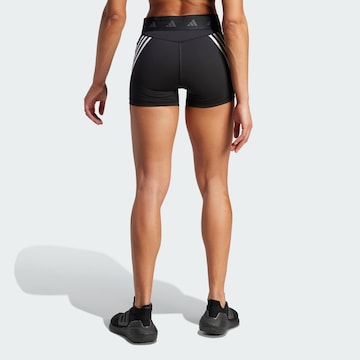 ADIDAS PERFORMANCE - Skinny Pantalón deportivo 'Techfit Hyperglam' en negro