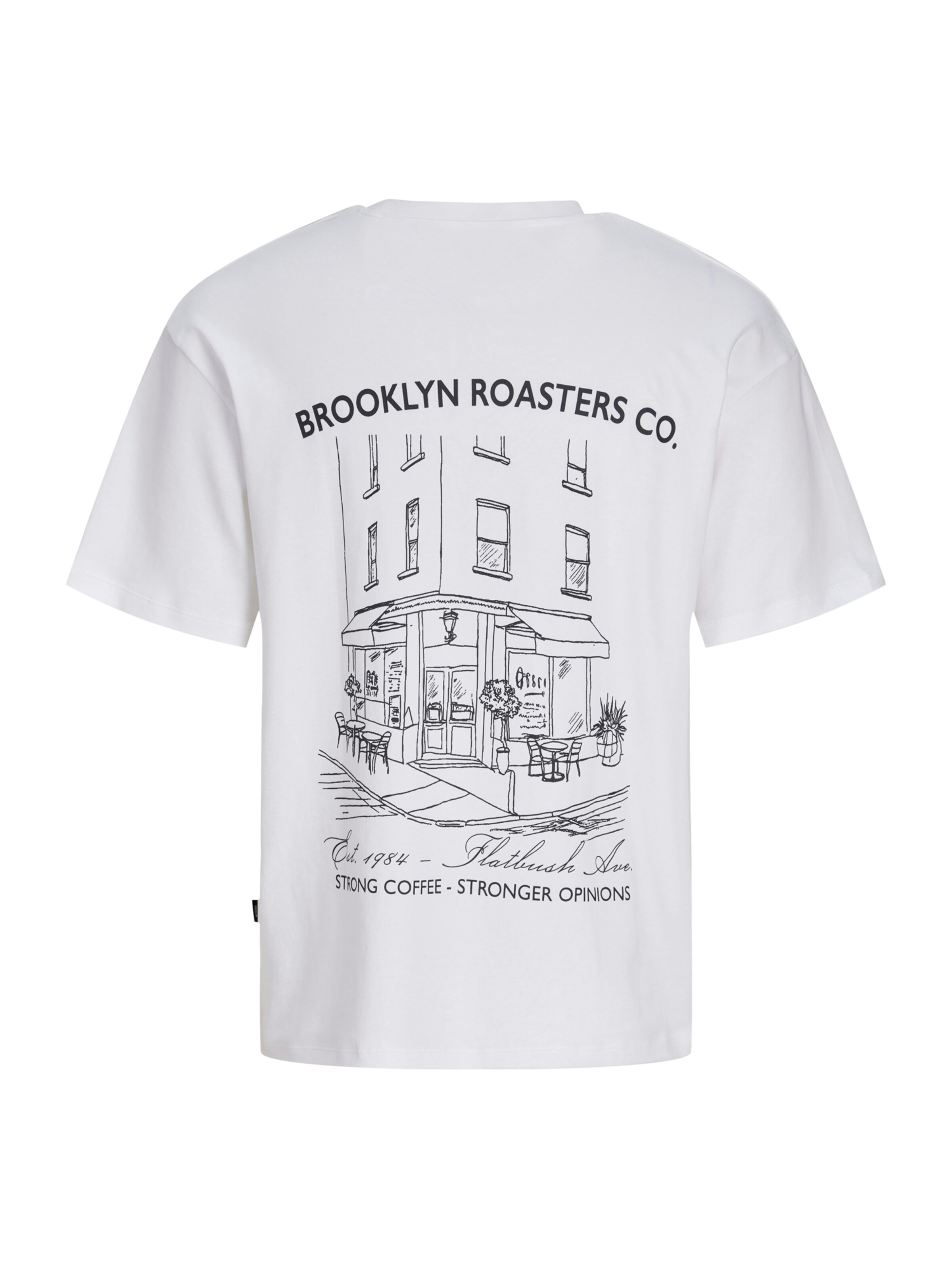 Jack & Jones Plus Majica 'JPRBLASUMMER' | bela barva