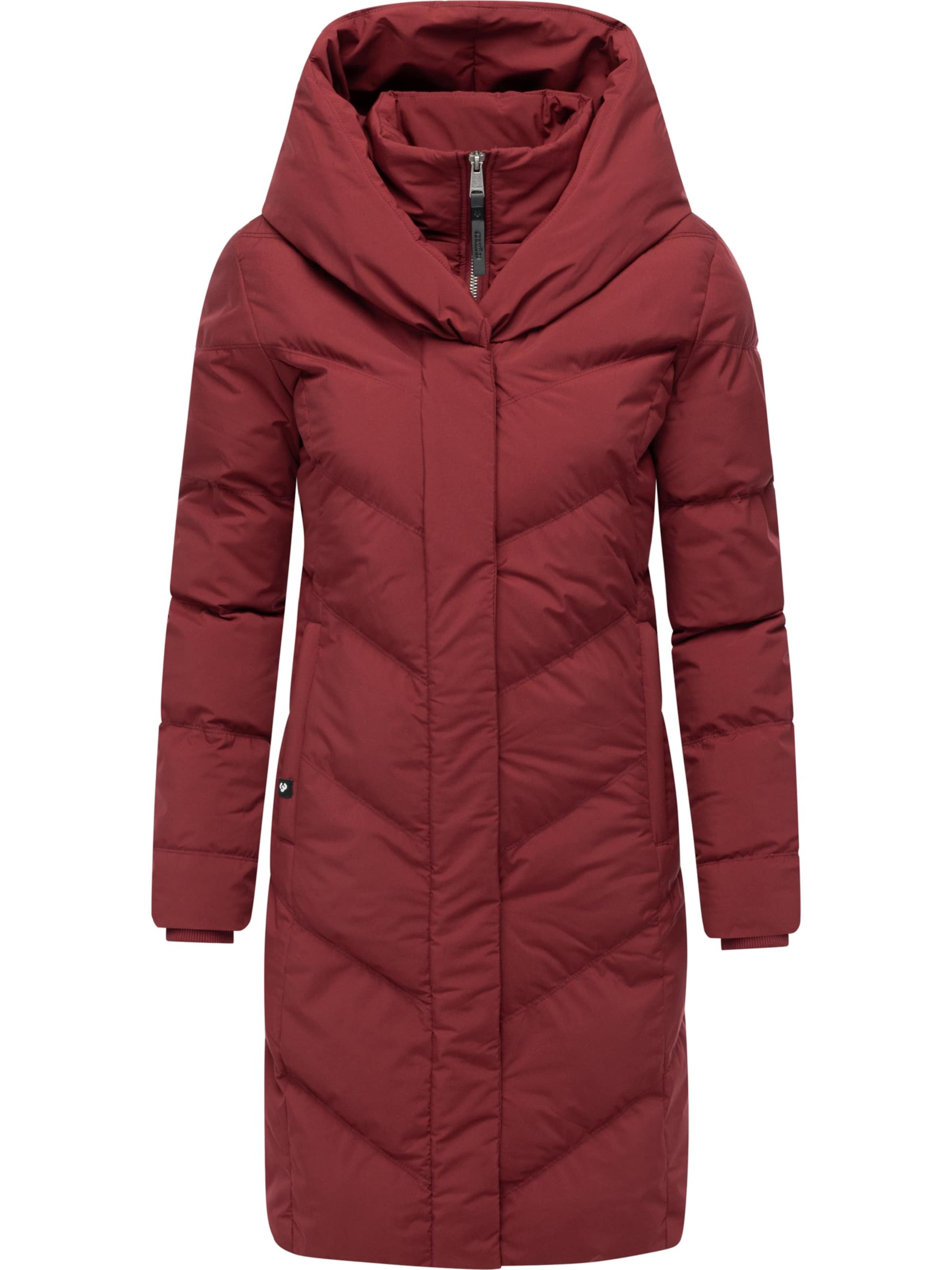 Ragwear Winter coat 'Natalka' in Red: front