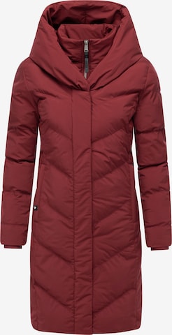 Manteau d’hiver 'Natalka' Ragwear en rouge : devant