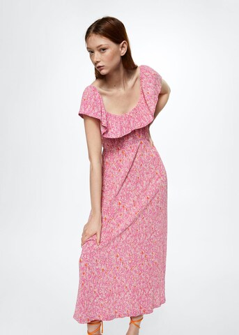 MANGO Summer Dress 'Soraya' in Pink: front