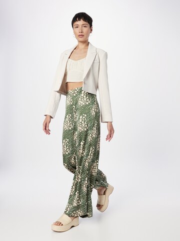 Wide Leg Pantalon 'HALLIE' LA STRADA UNICA en vert