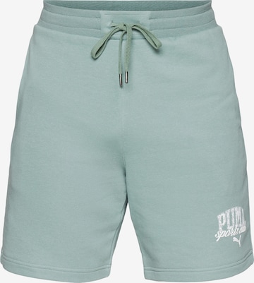 žalia PUMA Standartinis Kelnės 'Class': priekis