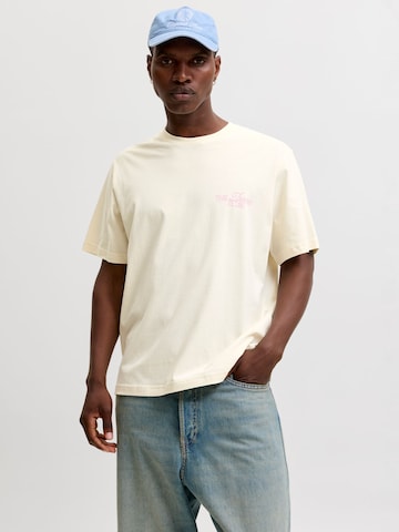 JACK & JONES Shirt 'JORSketch' in Beige