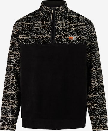 PROTEST Sports sweatshirt 'PRTPublic' in Black: front