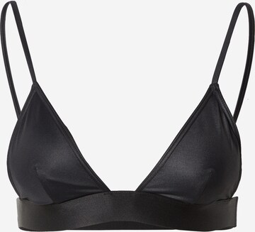 Calvin Klein Swimwear Triangel Bikinitop in Schwarz: predná strana