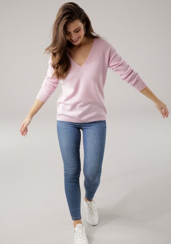 LAURA SCOTT Pullover in Pink