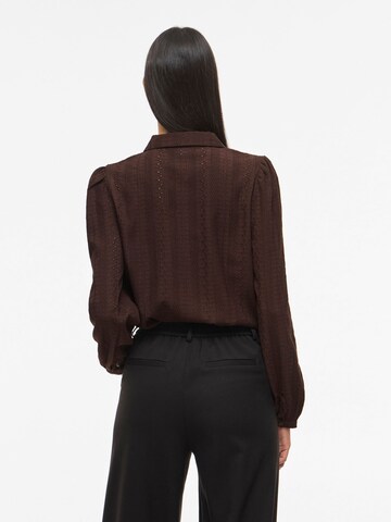 VILA Blouse 'VIZania' in Brown