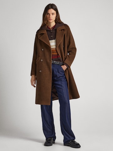 Pepe Jeans Between-Seasons Coat 'MARLIN' in Brown