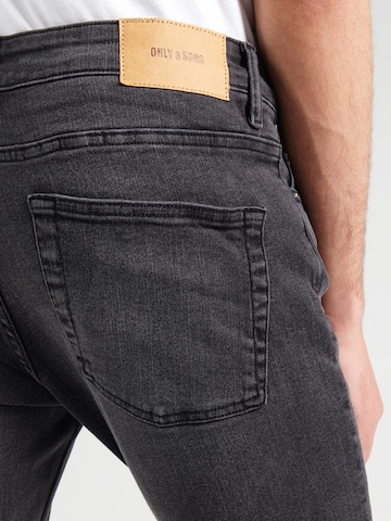 Only & Sons Skinny Τζιν 'ONSWARP' σε γκρι