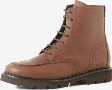 Bottines à lacets 'Loreto Hektor' JOOP! en marron : devant