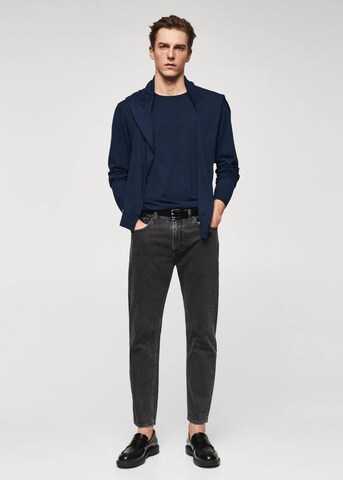 MANGO MAN Pullover 'Seda' in Blau