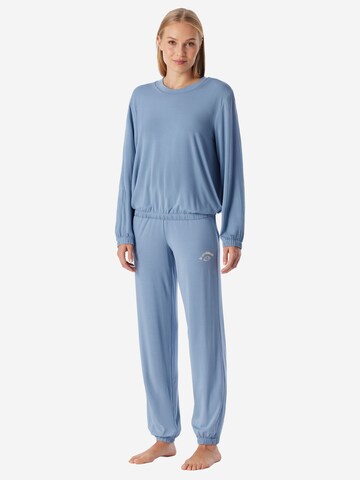Pyjama ' Casual Fashion ' SCHIESSER en bleu : devant